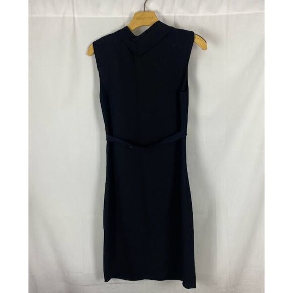 Tahari Black Ruffle Sleeveless Shift Dress New with Tags Women's Size 2 - Picture 2 of 13